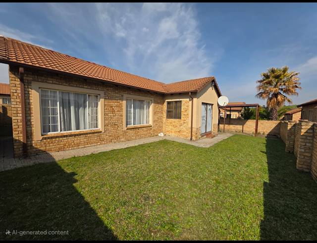 2 BEDROOM TOWNHOUSE FOR SALE IN SASOLBURG EXT 11